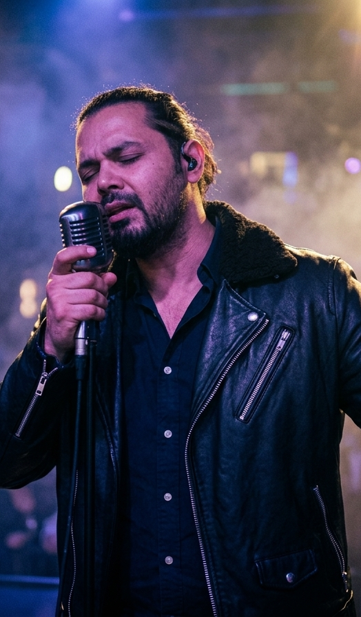 Raz Imtiaz performing